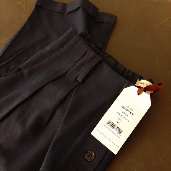 NWT Standards & Practices Midnight Blue Ankle Pants Size 16 - Picture 5 of 9